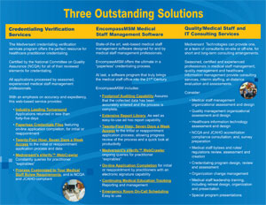 tri-fold software brochure