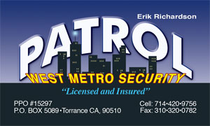 Patrol Business Card
