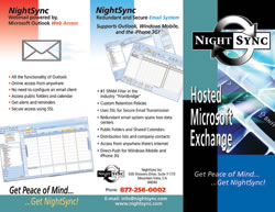 Night Sync brochure - cover