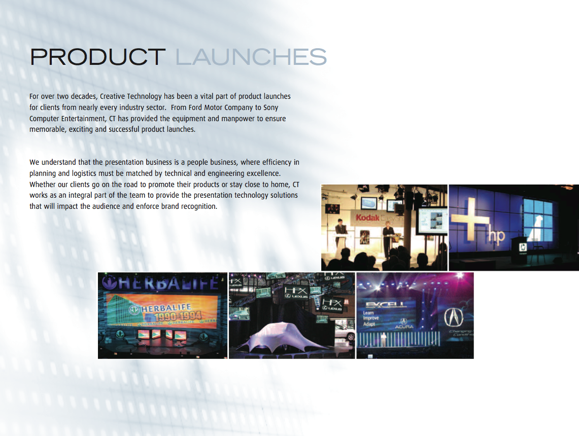 Creative Technologies Brochure