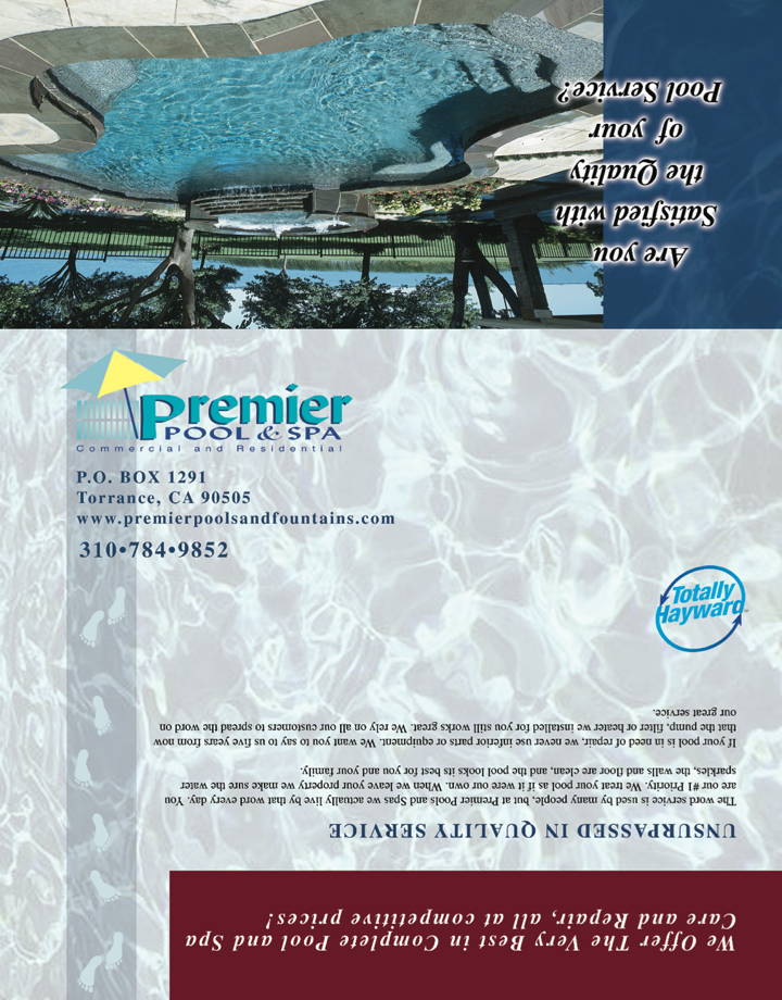 Premier Pools Brochure